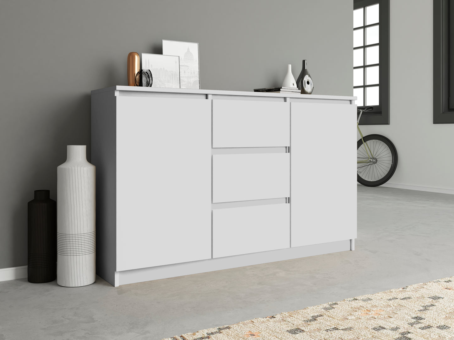 2 Door 3 Draw Sideboard