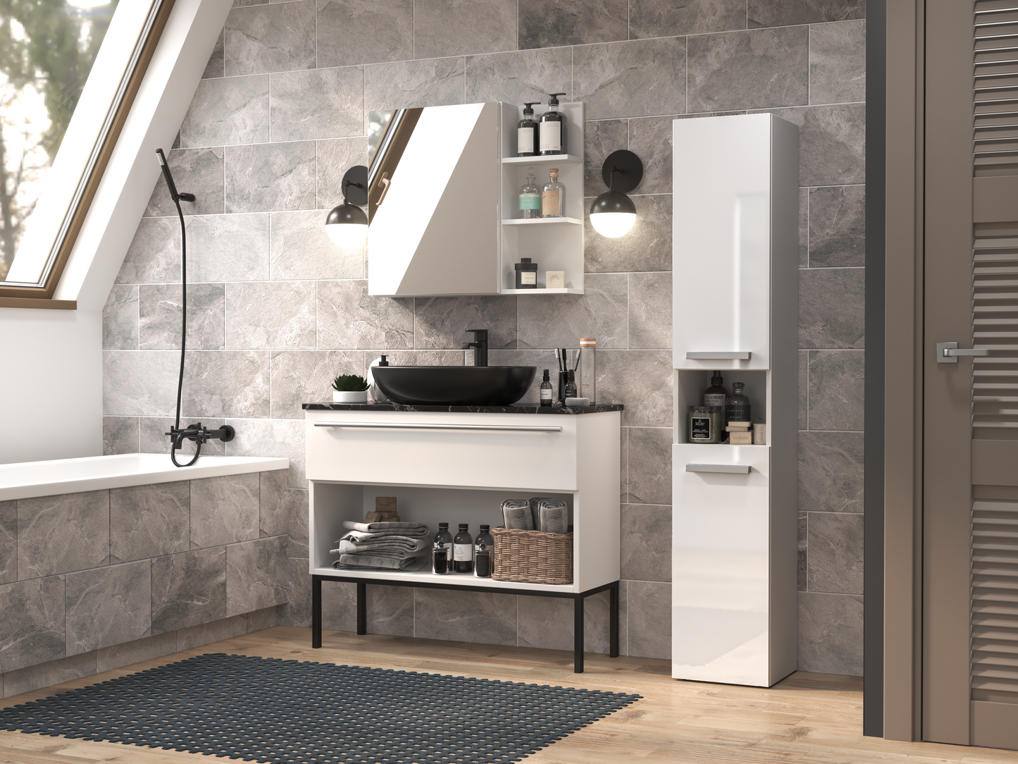 Nel III Bathroom Cabinet