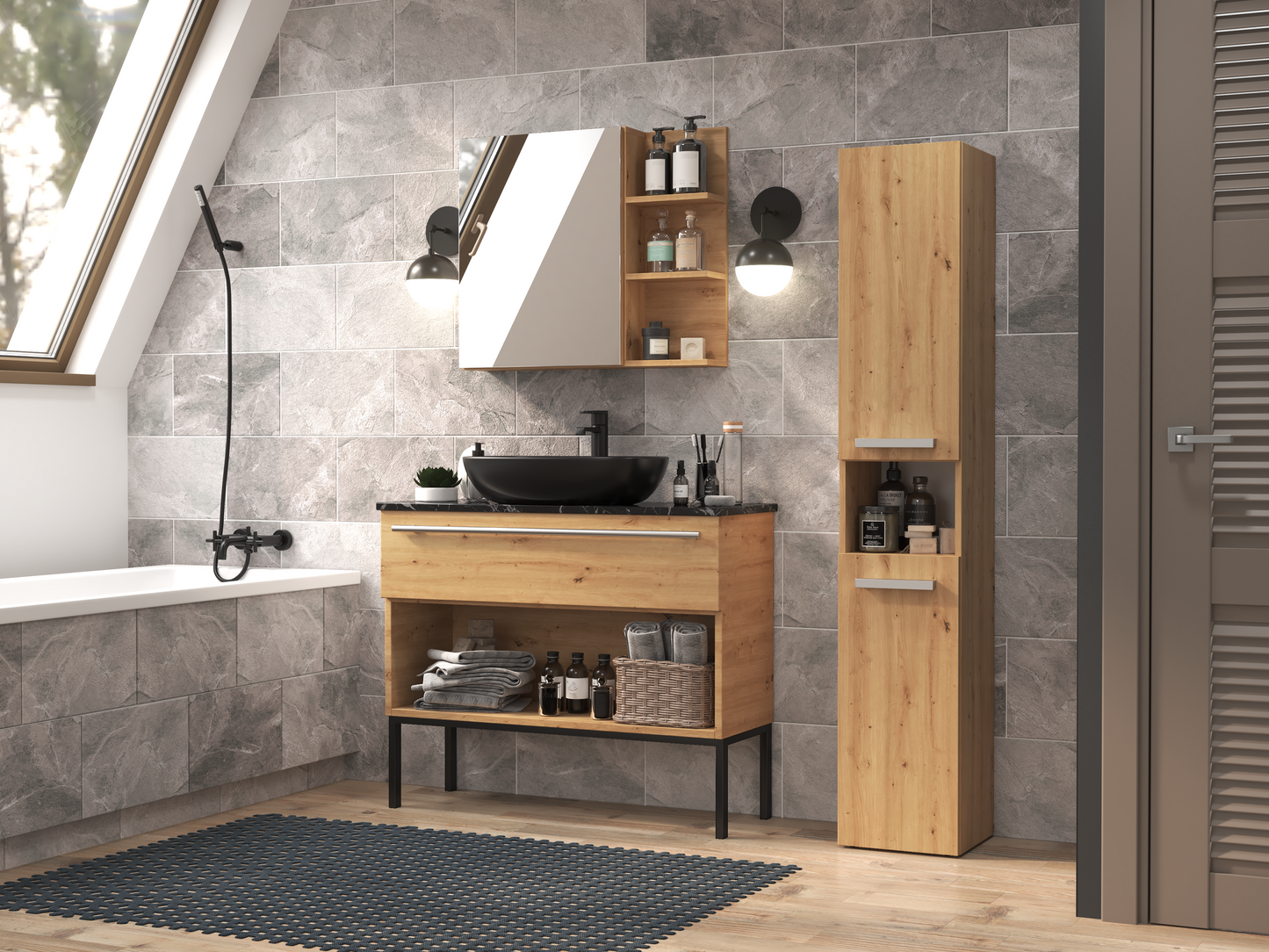 Nel III Bathroom Cabinet