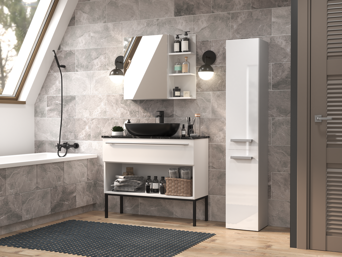 Nel II Bathroom Cabinet