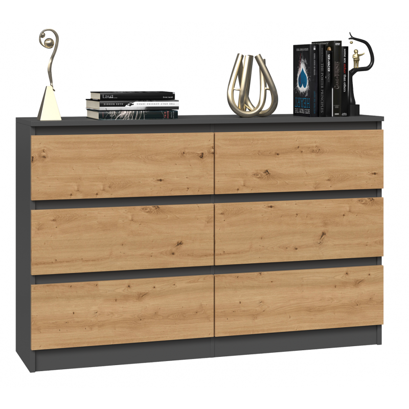 M6 120 MALWA 6 DRAWER CHEST