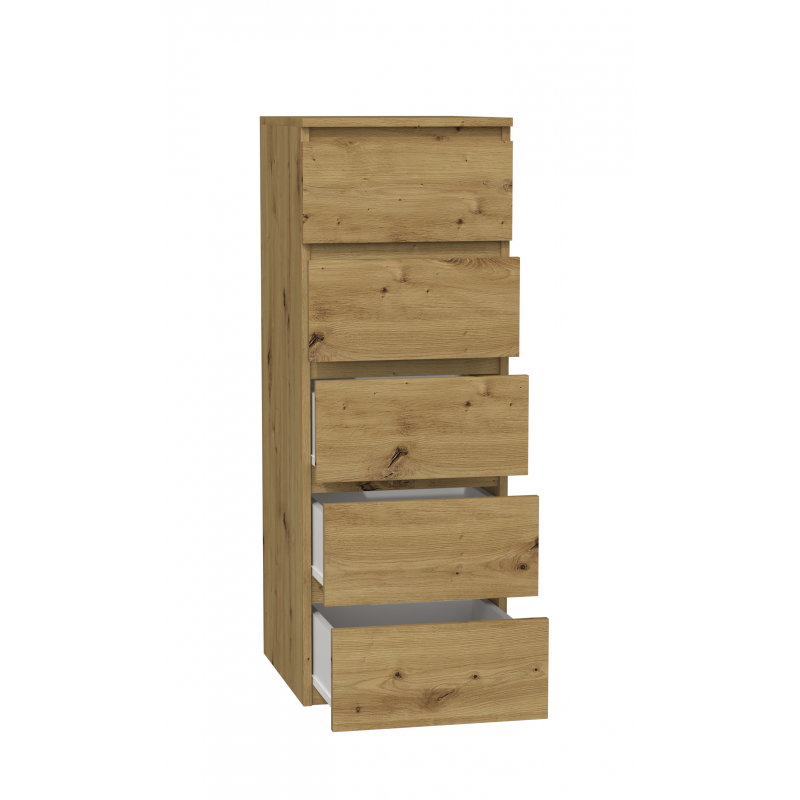 Tall Chest of 5 Drawers