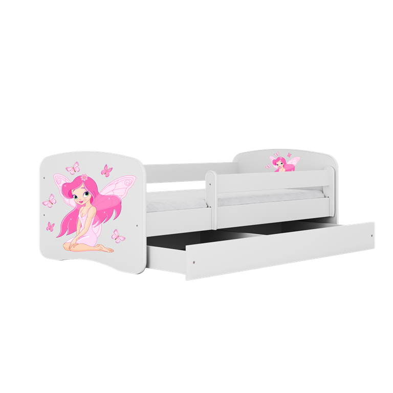 Children's Bed and Mattress HAPPY DREAMS 140/70 WHITE