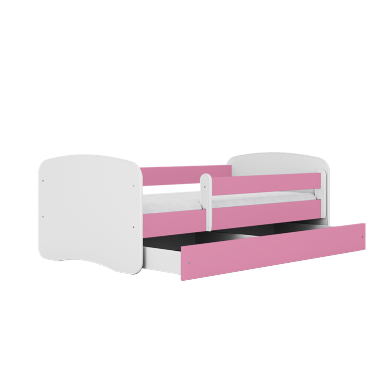 Children's Bed and Mattress HAPPY DREAMS 160/80 PINK WHITE