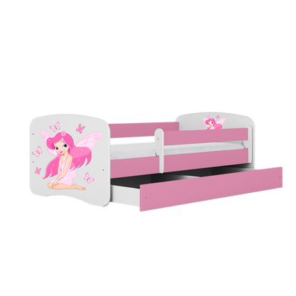Children's Bed and Mattress HAPPY DREAMS 140/70 PINK WHITE
