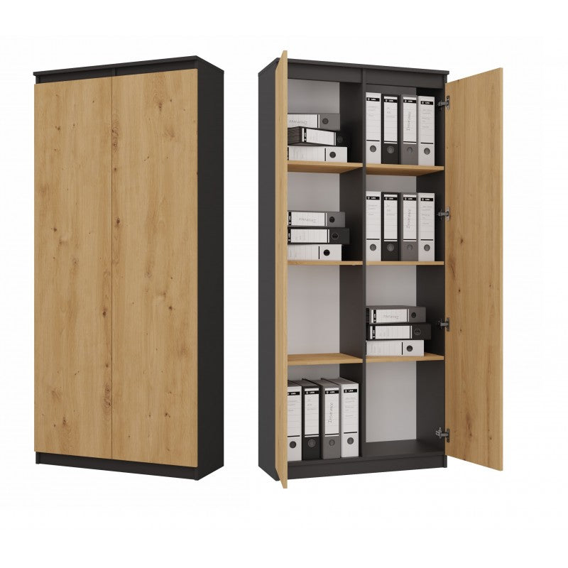 RS-80 Hemn Bookcase with Doors