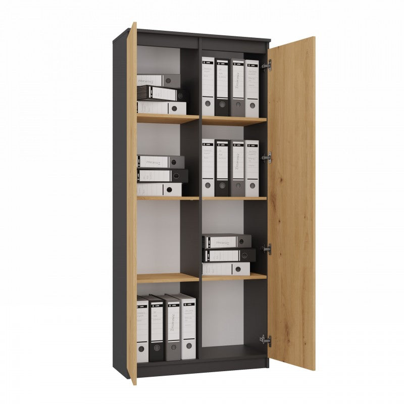 RS-80 Hemn Bookcase with Doors