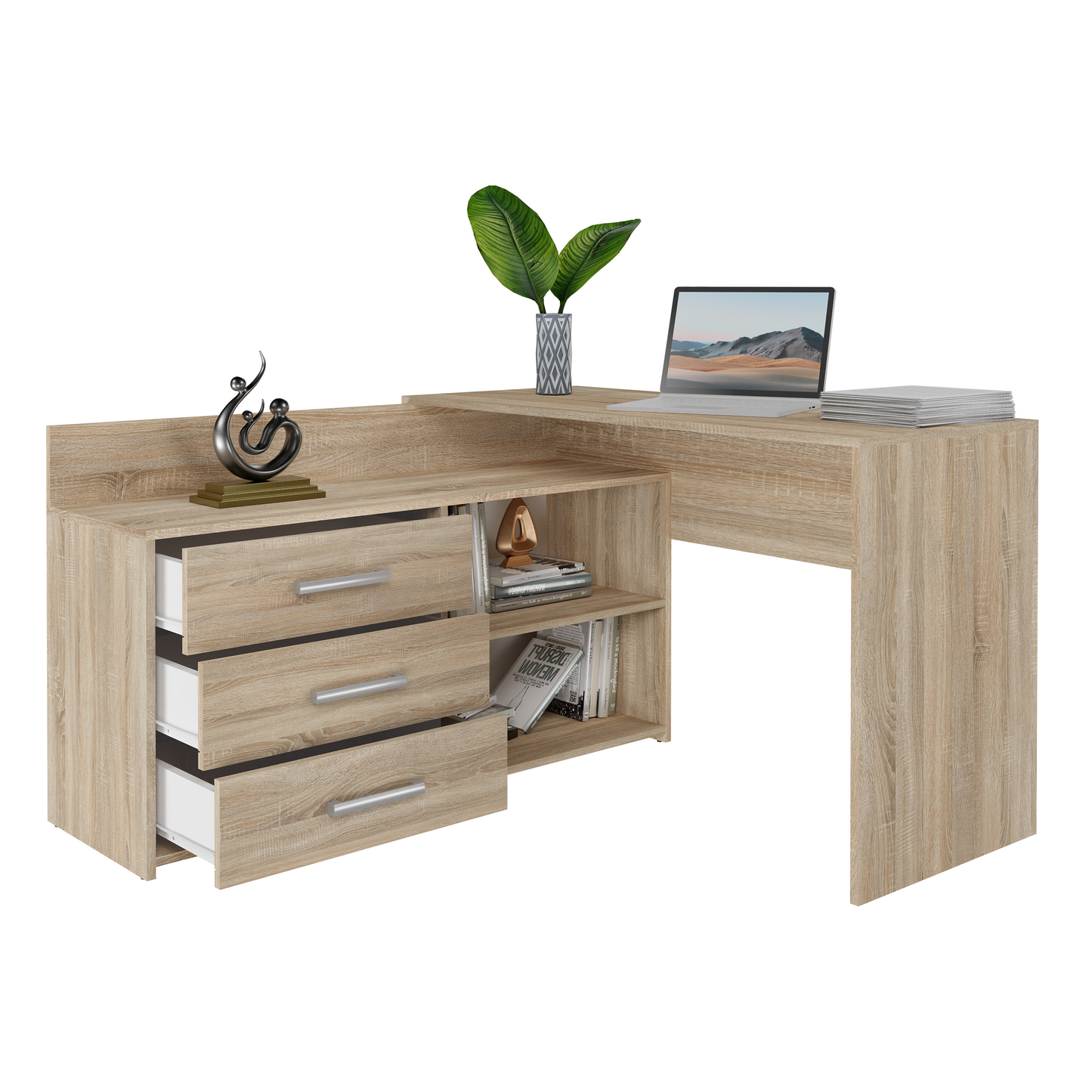 Corner Desk With Drawers