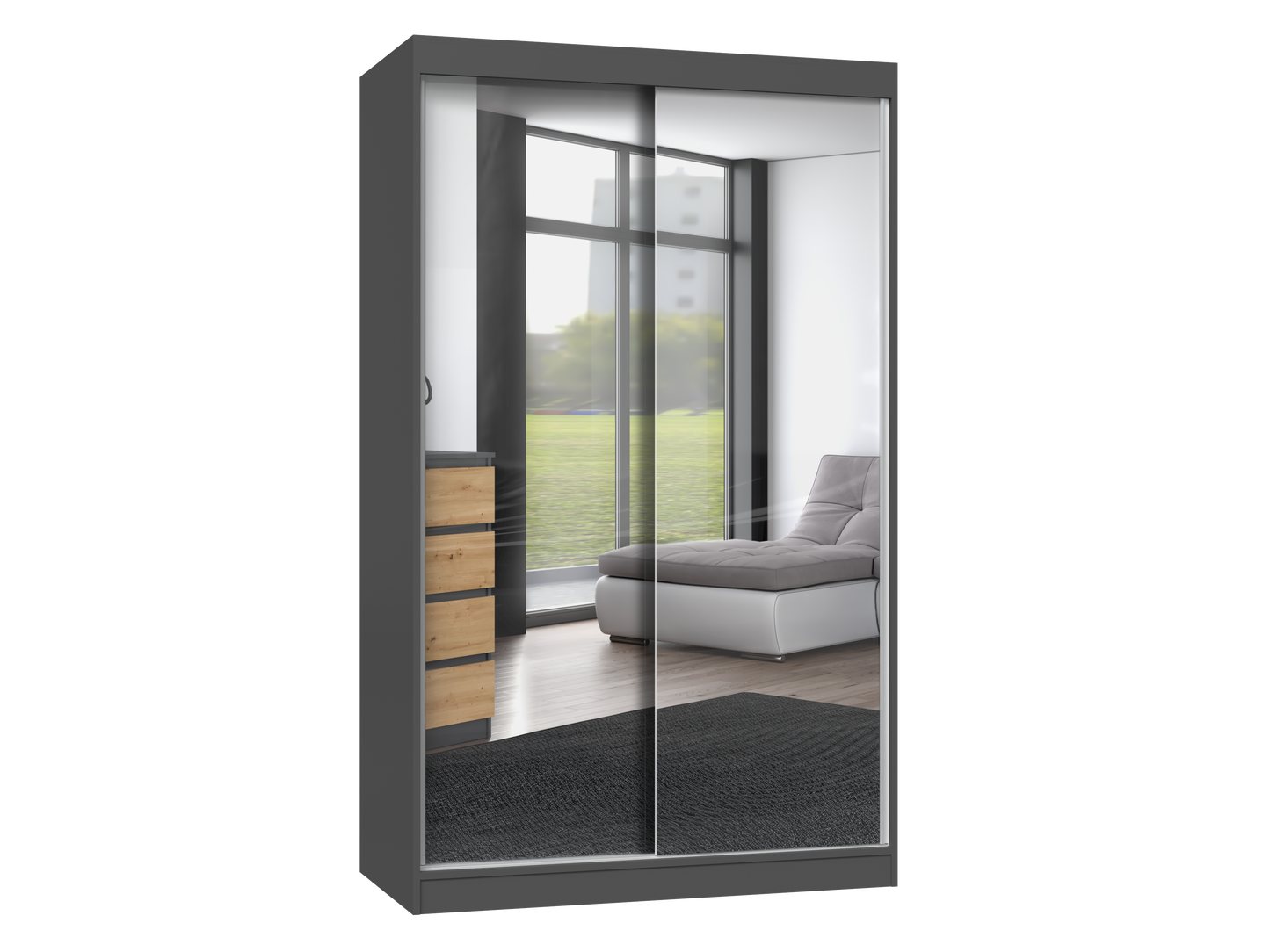 IGA 120 Mirrors Wardrobe