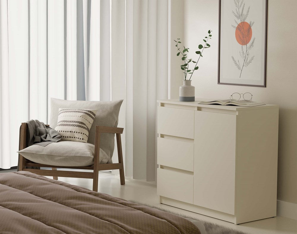 1 Door 3 Drawer Sideboard