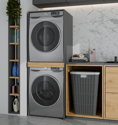 Pola Twin Washer & Dryer Cabinet - Anthracite Artisan Oak