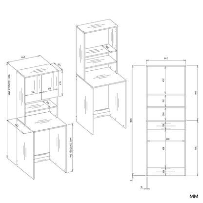 Pola Multi Cabinet - Artisan Anthracite