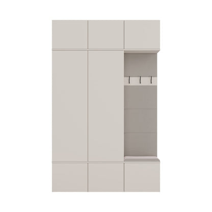 Haga III 2Sz1W Hallway Furniture Set With Wardrobe