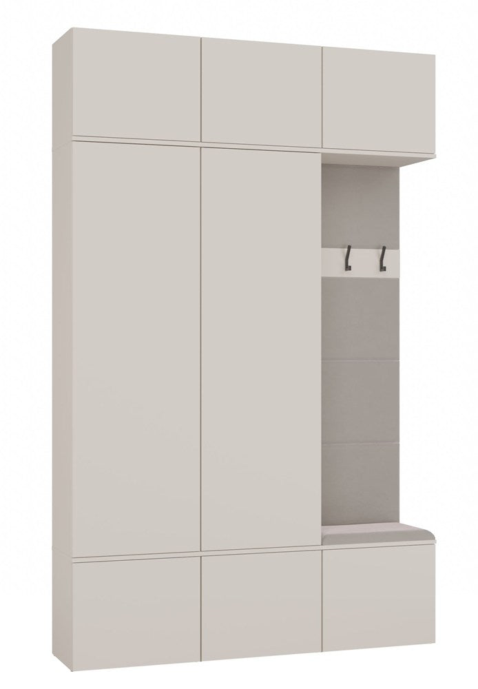 Haga III 2Sz1W Hallway Furniture Set With Wardrobe