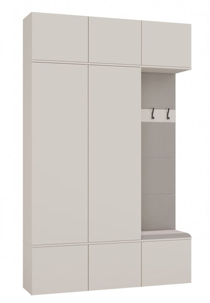 Haga III 2Sz1W Hallway Furniture Set With Wardrobe