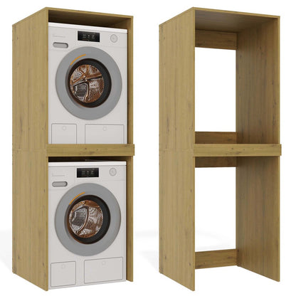 Pola Twin Laundry Cabinet Washer Dryer Storage