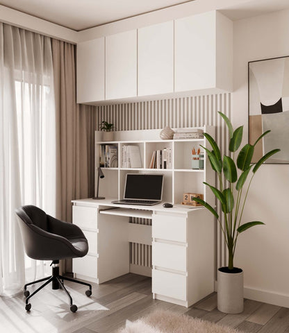 Kuba Desk With Hutch