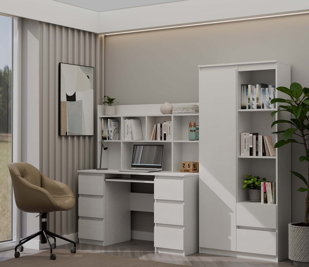 Kuba Desk With Hutch