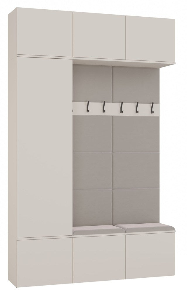 Haga III 1Sz2W Hallway Furniture Set With Wardrobes