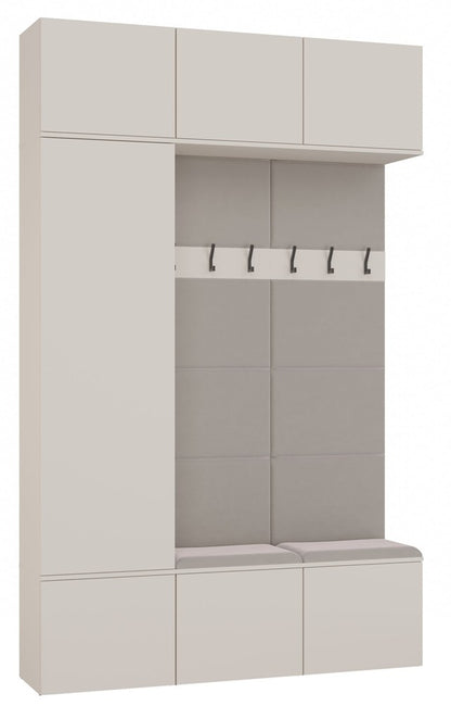 Haga III 1Sz2W Hallway Furniture Set With Wardrobes
