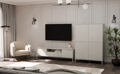 Kamaro 160 Slim Cashmere Modern Bedroom Frame