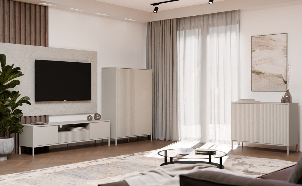 Kamaro 160 Slim Cashmere Modern Bedroom Frame