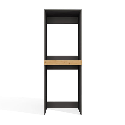 Pola Twin Washer & Dryer Cabinet - Anthracite Artisan Oak