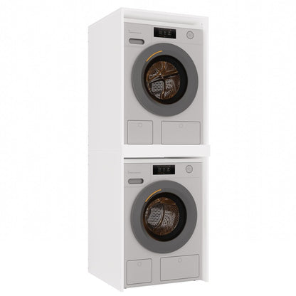 Pola Twin Laundry Cabinet Washer Dryer Storage