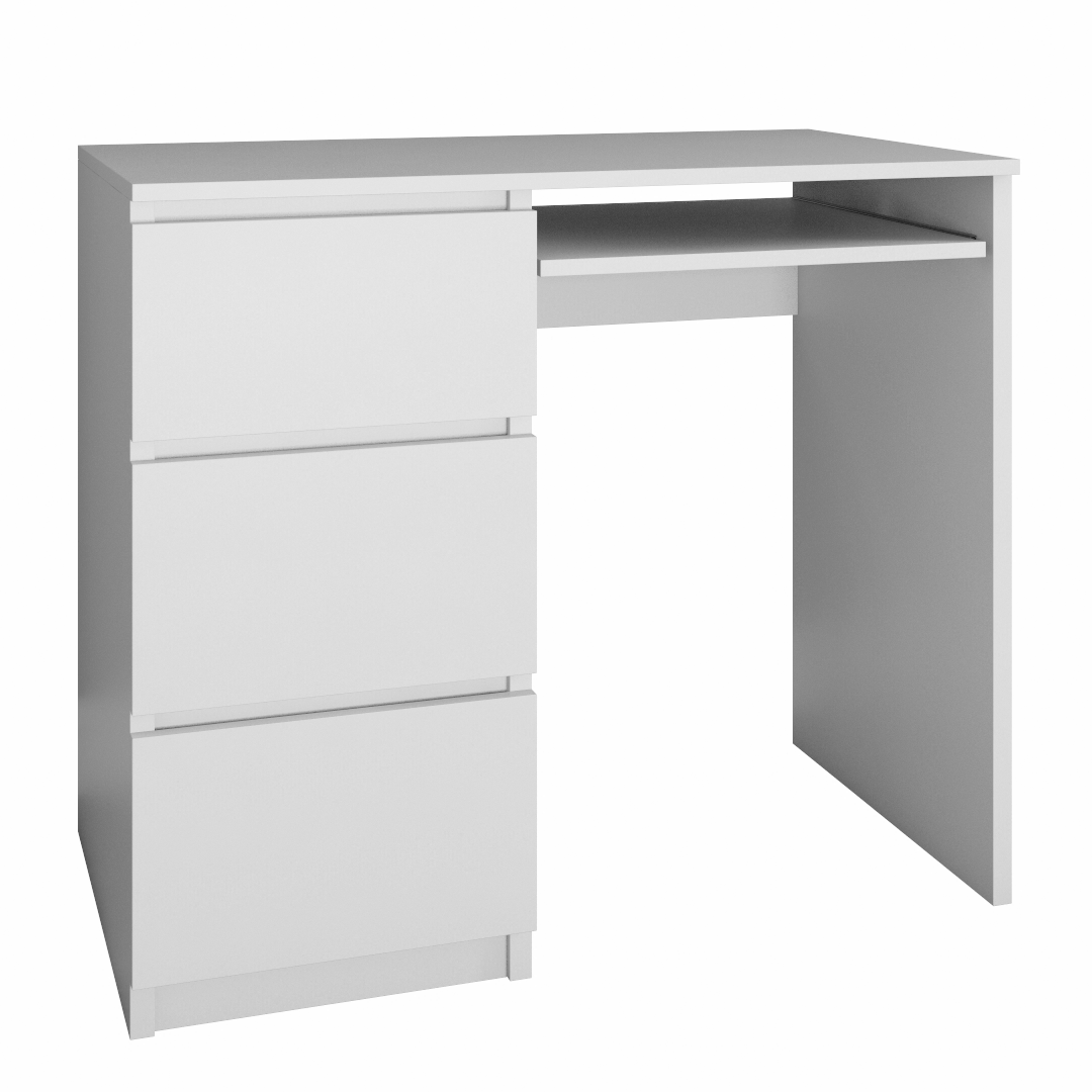 Lima Left Hand Side Drawers Desk – Home Hub